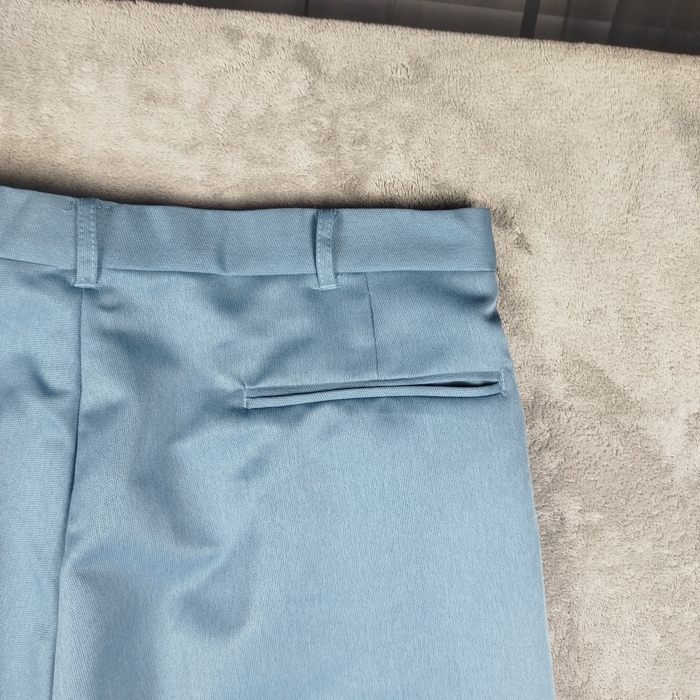 VTG Smokey Joes Light Blue Dress Pants Mens 40x32 Wide Baggy Y2K 1990 Old Money - Picture 6 of 13